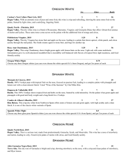Oregon White Spanish White Oregon Ros&eacute; Spanish Ros&eacute;