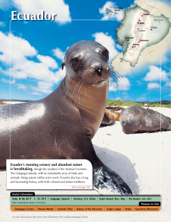 Ecuador - Avanti Destinations