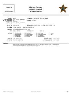 Police Report - Miami Herald