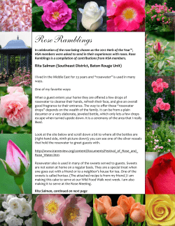 Rose Ramblings - Herb Society of America