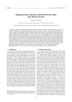 Mapping absolute migration of global mid