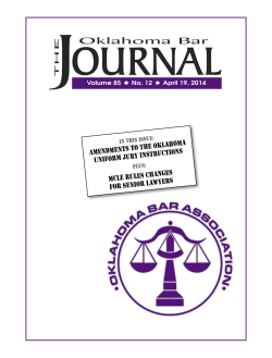 Apr 19 - Oklahoma Bar Association