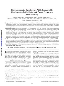 Electromagnetic Interference With Implantable