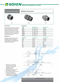 Technical Specification - Categories On Jamieson Equipment Co., Inc.