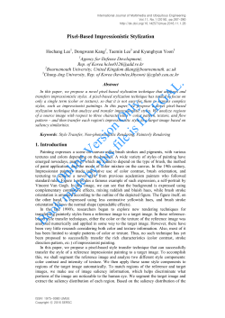 Pixel-Based Impressionistic Stylization