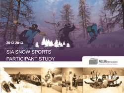 sia snow sports participant study