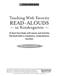 read-alouds - Scholastic