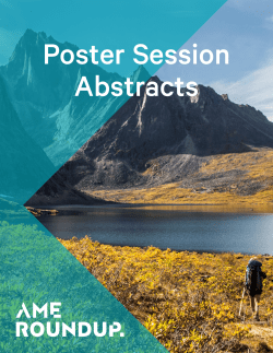 Click here to the Poster Session Abstracts