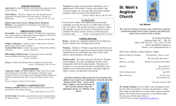 St. Mark`s Anglican Church - St. Mark`s, Qualicum Beach