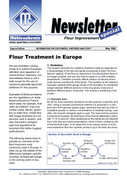 Flour Treatment in Europe
