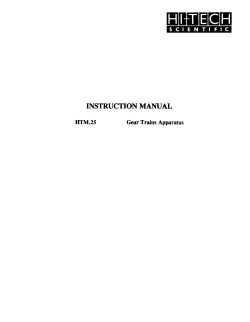 Geartrain Manual