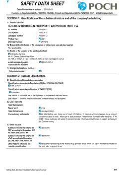 SAFETY DATA SHEET