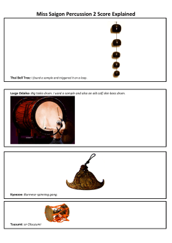 Miss Saigon Percussion 2 Score Explained