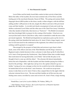 II. New Brunswick Loyalist - fisher.familyheritage.ca