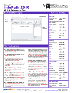 InfoPath 2010 - ASP2 Home Page