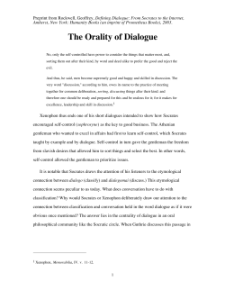 The Orality of Dialogue