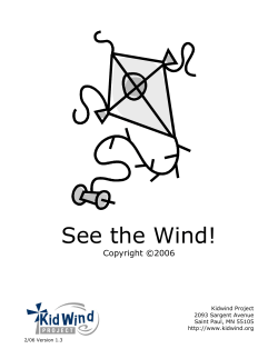 See the Wind &ndash; Provided by Kid Wind