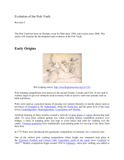 Evolution of the Pole Vault