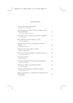 Socrates` Profession of Ignorance