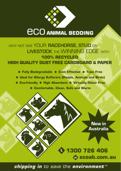 Livestock Information Brochure