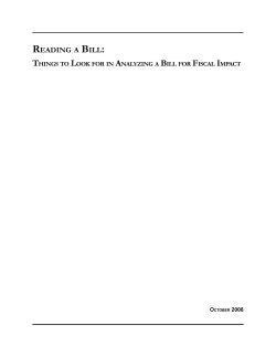 Reading a Bill - Texas Association of School Boards