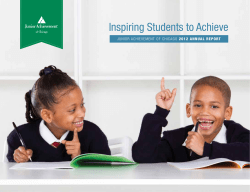 2012 Annual Report  - Junior Achievement of Chicago