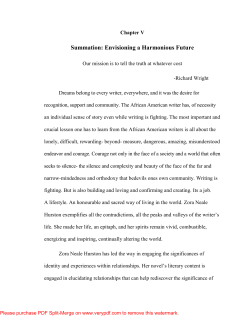 Summation: Envisioning a Harmonious Future