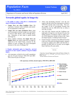 Population Facts - the United Nations
