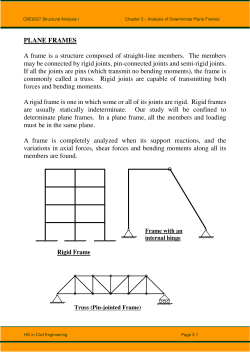 Chapter 3 – Analysis of Frames