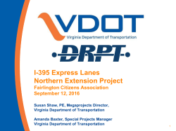 I-395 Express Lanes Northern Extension Project