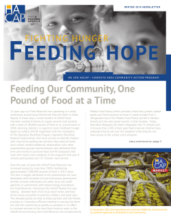 Feeding Our Community, One Pound of Food at a Time
