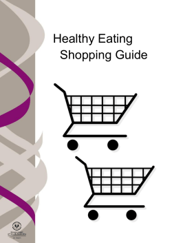 Healthy Eating Shopping Guide