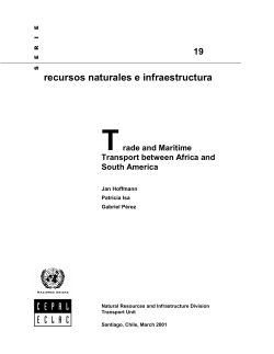 Trade and Maritime Transport between Africa and South America