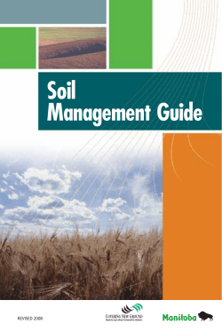 Soil Management Guide - Government of Manitoba