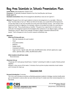 Microorganisms: Good or Evil? - Community Resources for Science