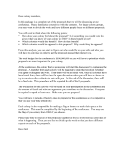 Confederation Proposals