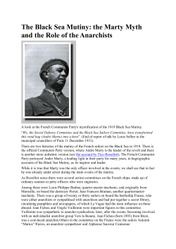 The Black Sea Mutiny: the Marty Myth and the Role of the
