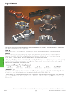Pipe Clamps - Cooper Industries