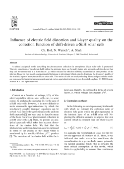 Influence of electric field distortion and i