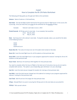 FLIGHT How to Complete the 85-15% Ratio Worksheet