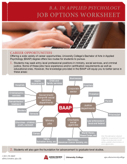 Job Options Worksheet