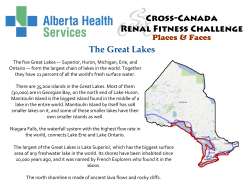 The Great Lakes - Alberta Health Services