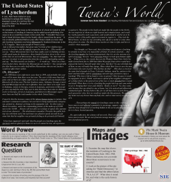 Twain`s Worl - NIEonline.com