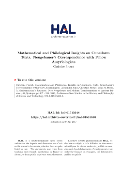 Mathematical and Philological Insights on Cuneiform Texts