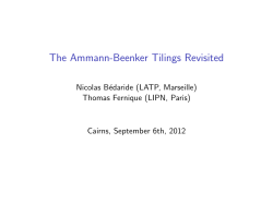 The Ammann-Beenker Tilings Revisited