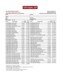 Item Product Name Lbs Qty. Each Price Each Item Produc