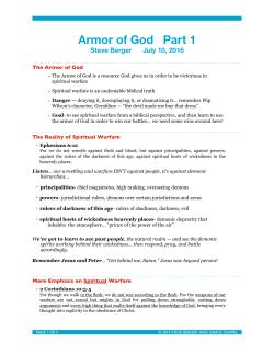 Armor of God Part 1