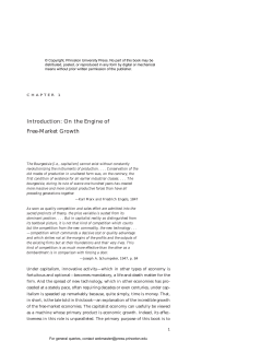 Introduction: On the Engine of Free-Market Growth