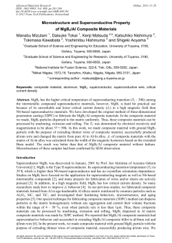 Microstructure and Superconductive Property of MgB2