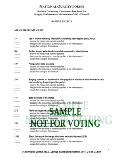 NATIONAL QUALITY FORUM